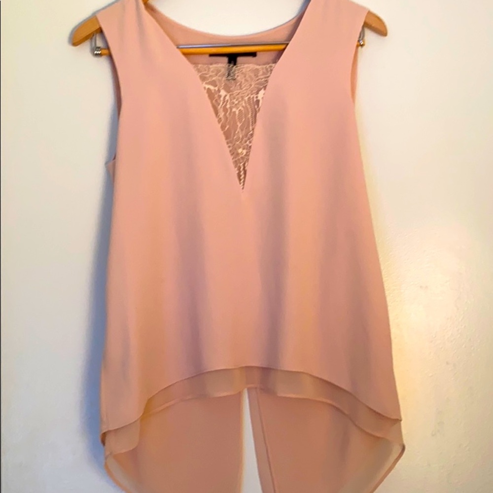 BCBG Blush Sleeveless Top